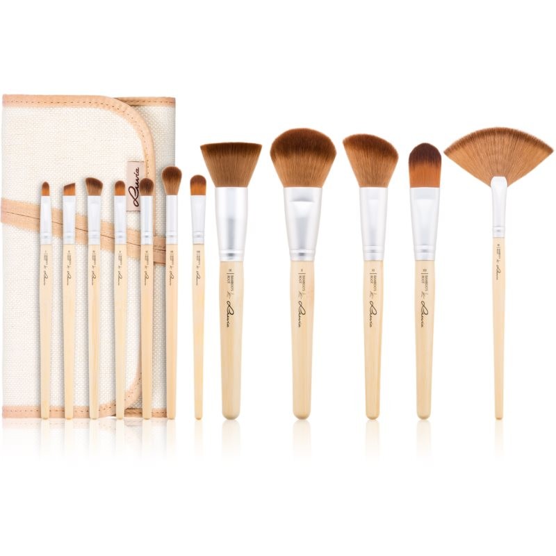 Luvia Cosmetics Bamboo Bamboo’s Root Make-up Brush Set with Pouch