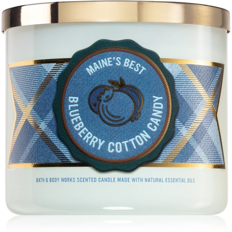 Bath & Body Works Blueberry Cotton Candy scented candle I. 411 g