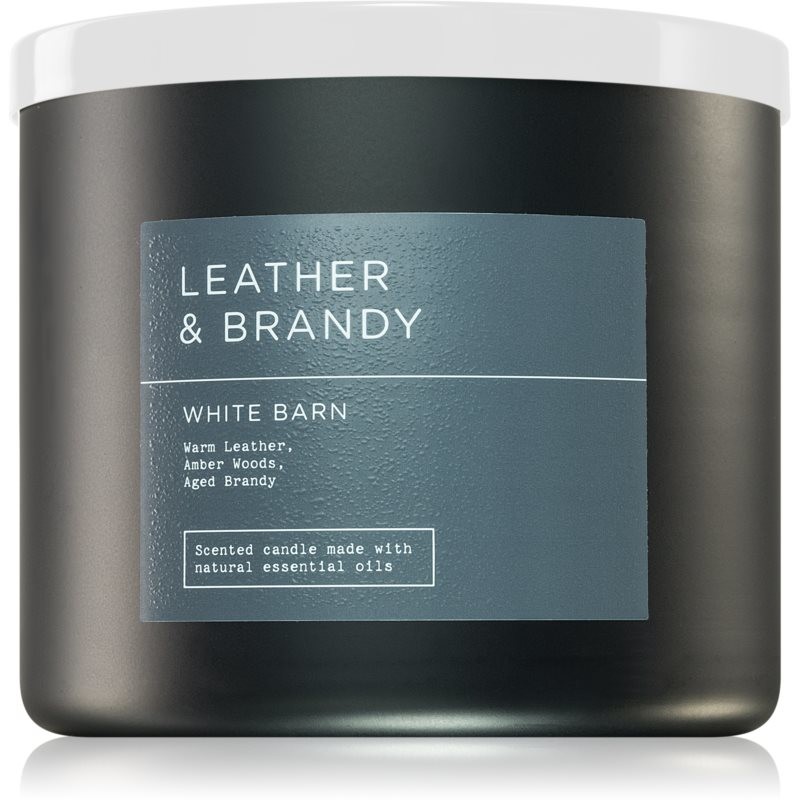 Bath & Body Works Leather & Brandy scented candle 411 g