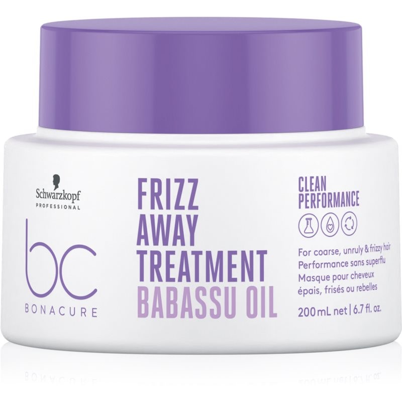 Schwarzkopf Professional BC Bonacure Frizz Away Treatment Mask For Unruly And Frizzy Hair 200 ml