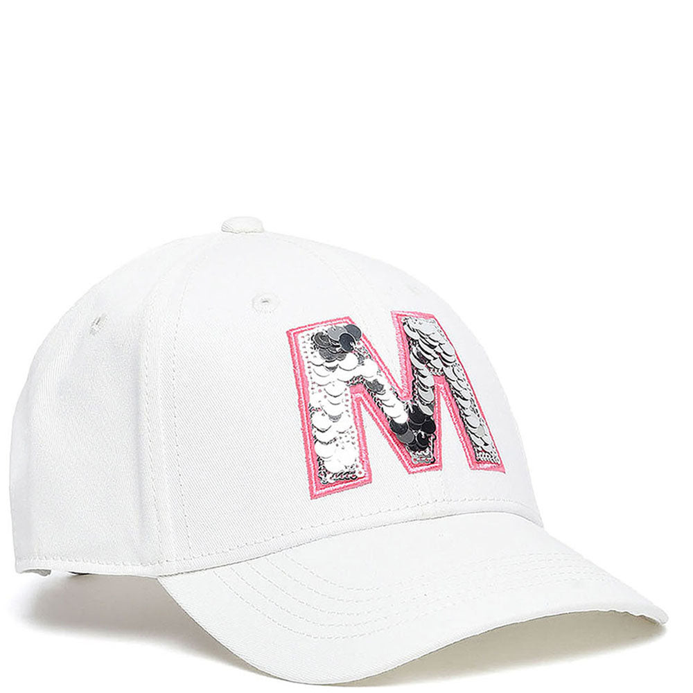 Marni Girls Logo Print Cap White, I / WHITE