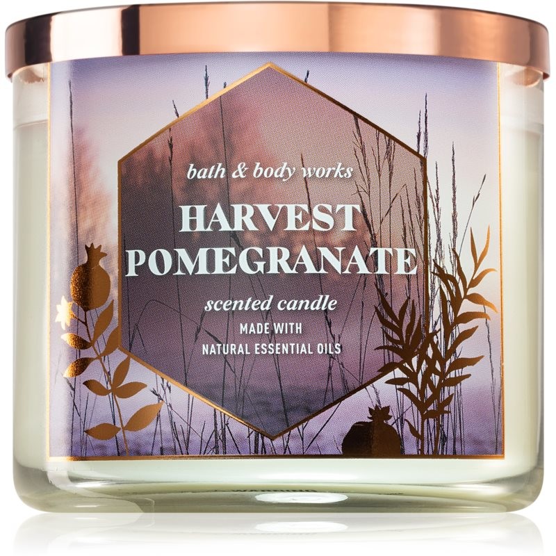 Bath & Body Works Harvest Pomegranate scented candle I. 411 g