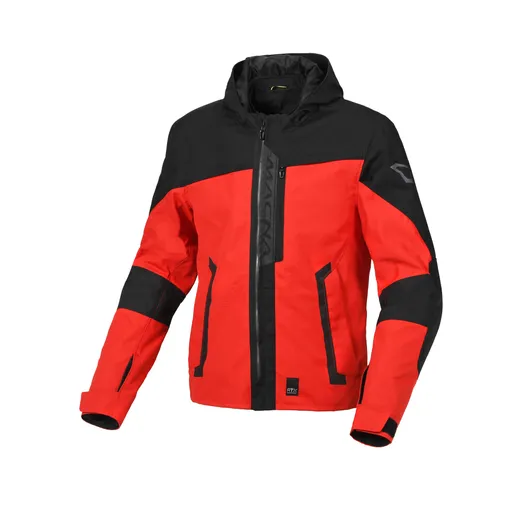 Macna Riggor Red Black Jackets Textile Waterproof XL