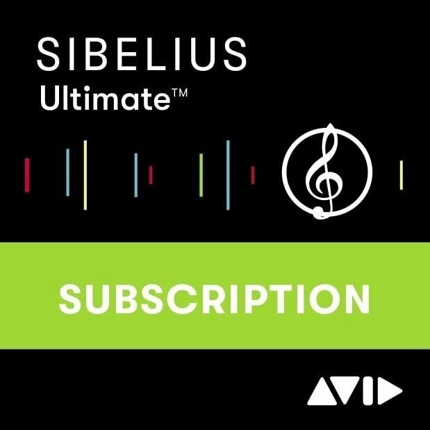 AVID Sibelius Ultimate 1Y Subscription (Digital product)