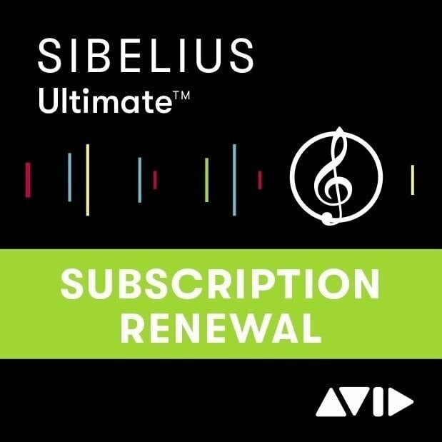 AVID Sibelius Ultimate 1Y Subscription (Renewal) (Digital product)