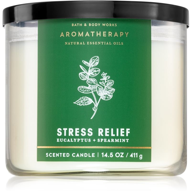Bath & Body Works Stress Relief Eucalyptus & Spearmint scented candle 411 g