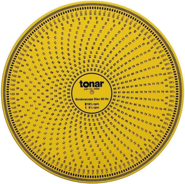 Tonar Acrylic Stroboscope disc Yellow