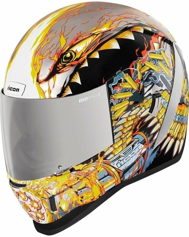 ICON - Motorcycle Gear Airform Warthog™ Silver L Helmet