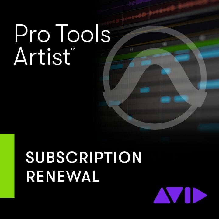 AVID Pro Tools Artist Annual Paid Annually Subscript (Renewal) (Digital product)