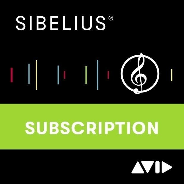 AVID Sibelius 1Y Subscription (Digital product)