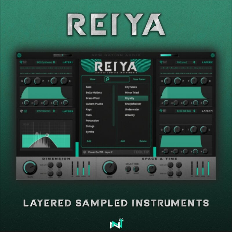 New Nation Reiya - Layered Sampled Instruments (Digital product)