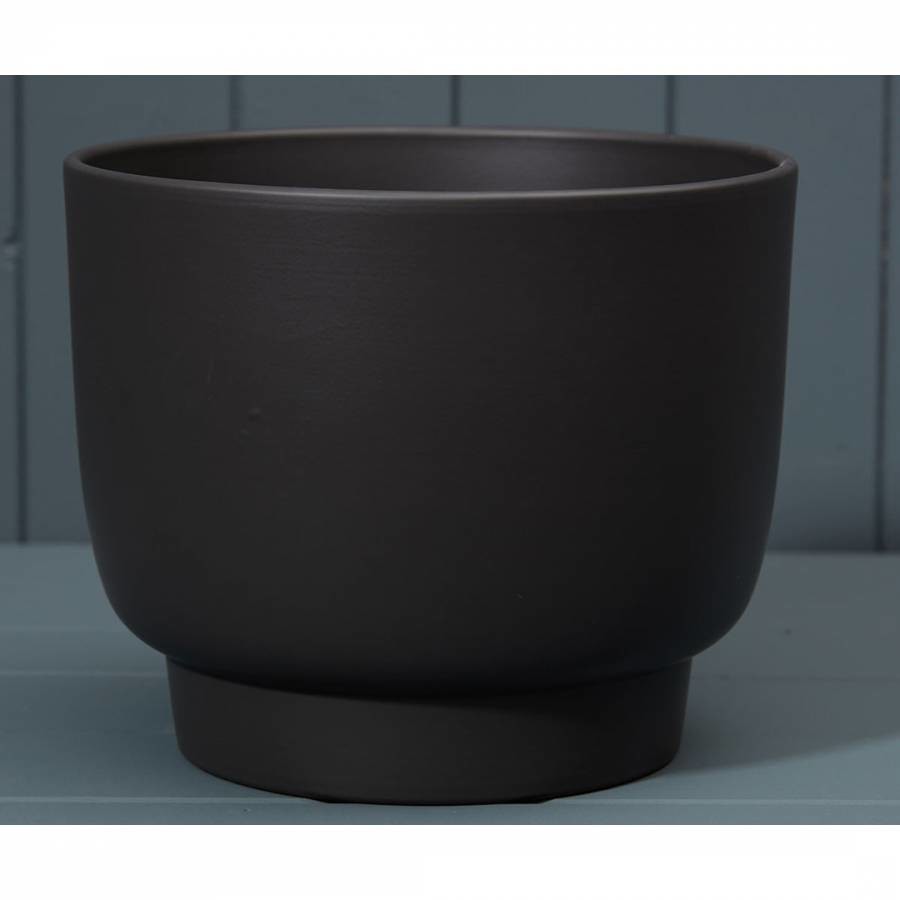 Matt Anthracite Griebling Ceramic Pot