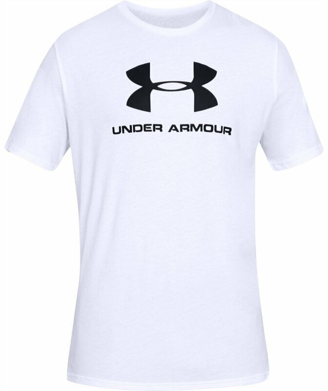Under Armour Men's UA Sportstyle Logo Short Sleeve White/Black XL