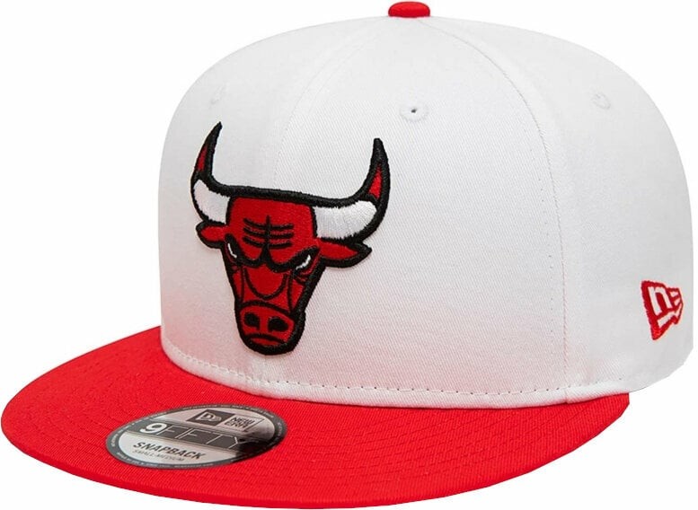 Chicago Bulls Cap 9Fifty NBA White Crown Patches White M/L