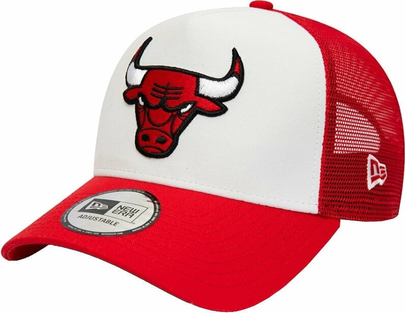 Chicago Bulls Cap 9Forty AF Trucker NBA Team Clear White/Red UNI