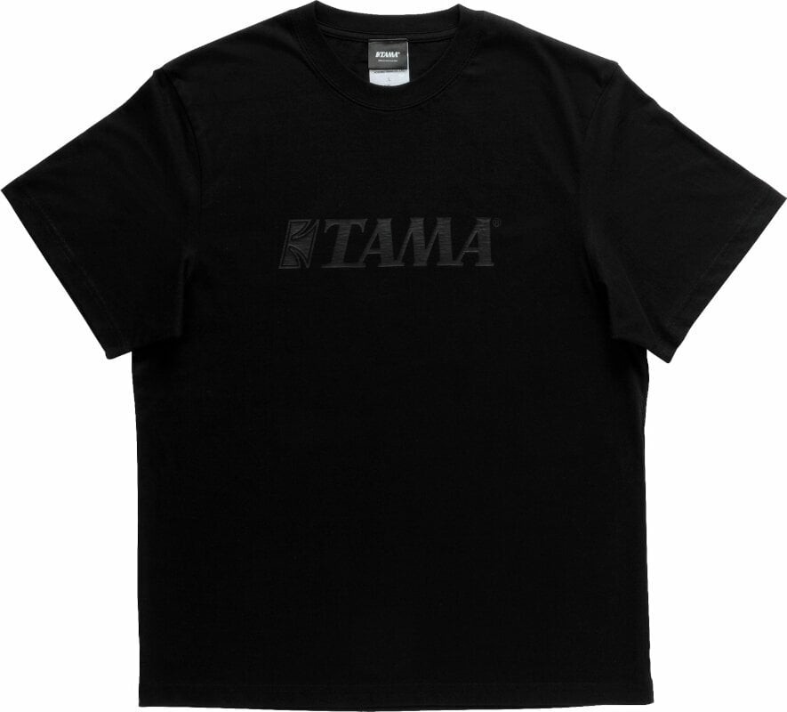 Tama T-Shirt T-Shirt Black with Black Logo L Black