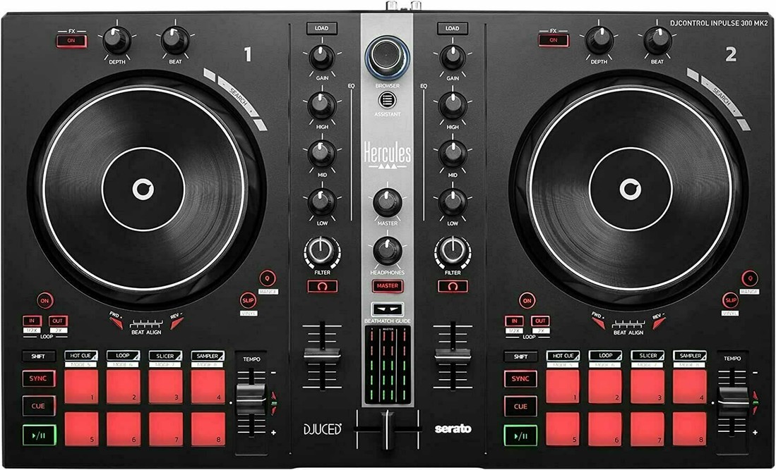 Hercules DJ DJControl Inpulse 300 MK2 DJ Mixer