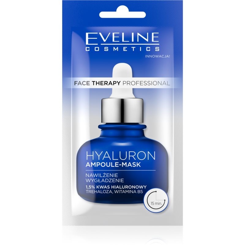 Eveline Cosmetics Face Therapy Hyaluron Cream Mask with Moisturizing Effect 8 ml