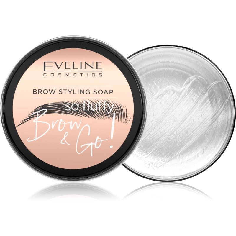 Eveline Cosmetics Brow & Go! Brow Styling Soap for Eyebrows 25 g