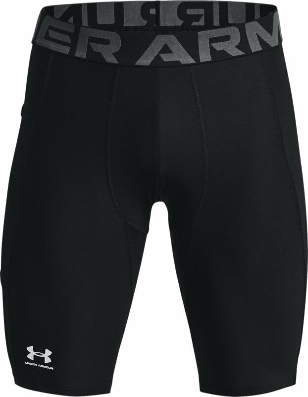 Under Armour Men's HeatGear Pocket Long Shorts Black/White XL