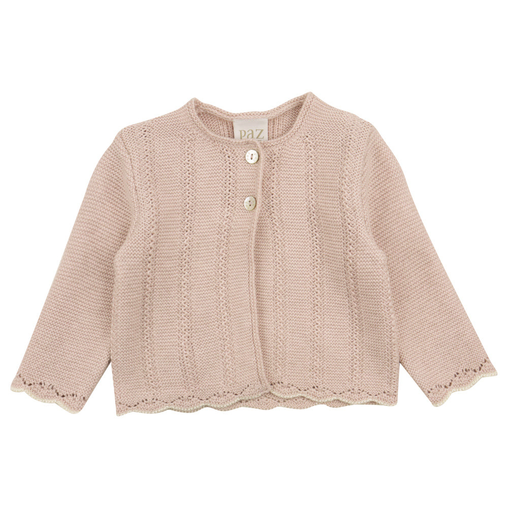 Paz Rodriguez Baby Girl Knitted Cardigan Pink, 12M / PINK