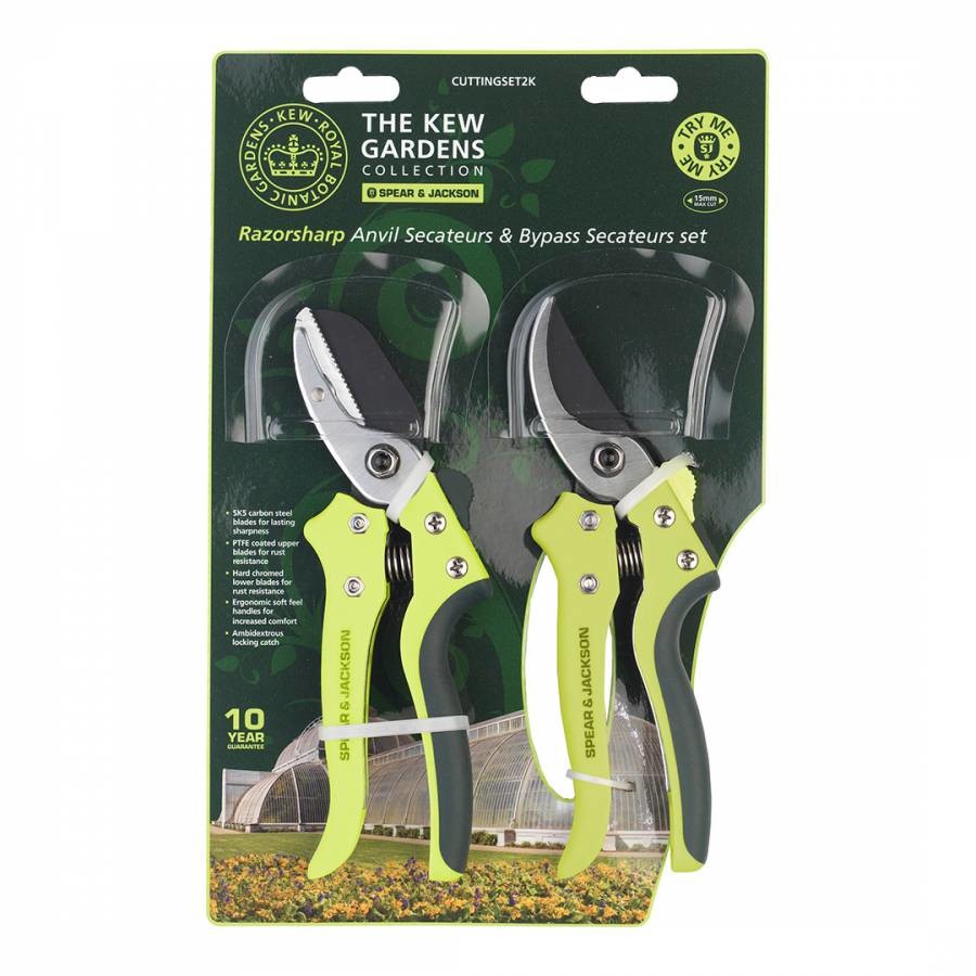 Bypass And Anvil Secateurs Gift Set