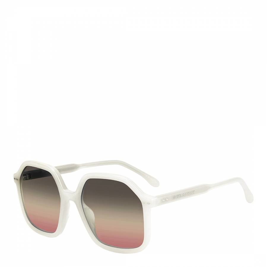 Grey Brown Double Shaded IM 0049/G/S Geometric Sunglasses