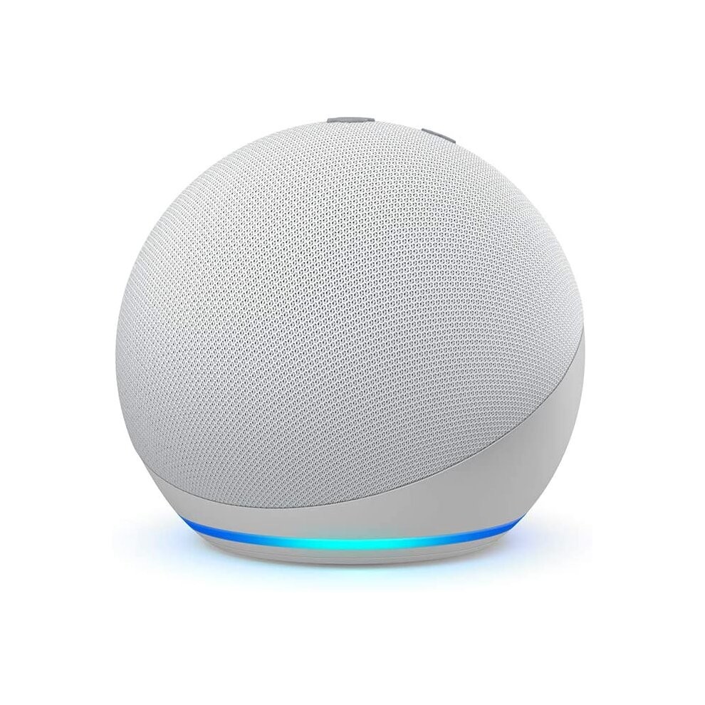 (Glacier White) Amazon Echo Dot (4th Gen 2020) - Smart Speaker with Alexa