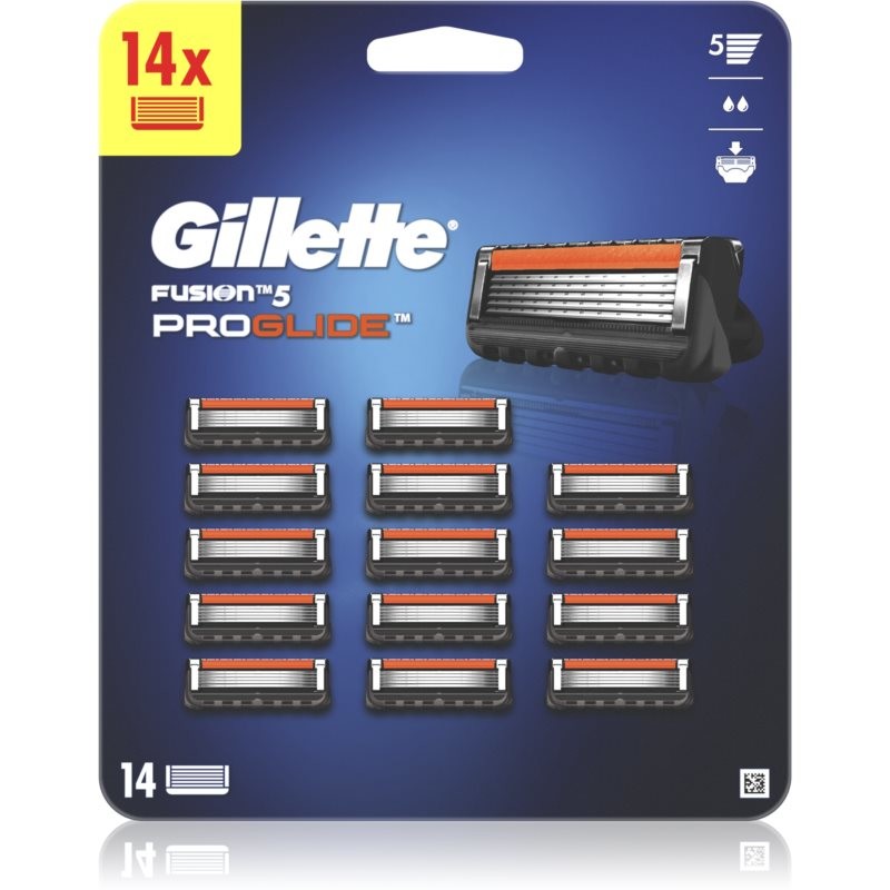 Gillette Fusion5 Proglide Replacement Blades 14 pc