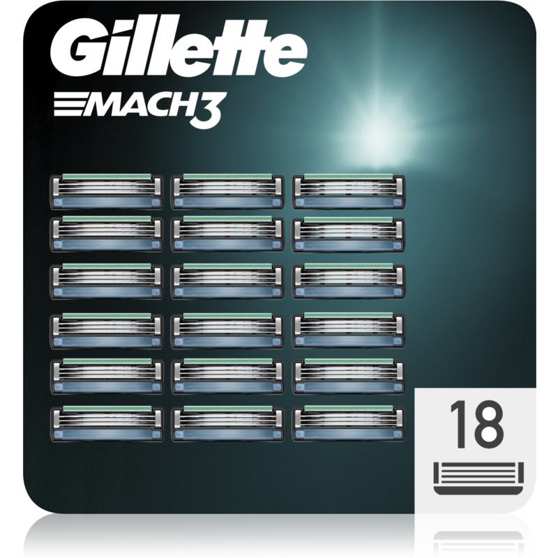 Gillette Mach3 Replacement Blades 18 pc