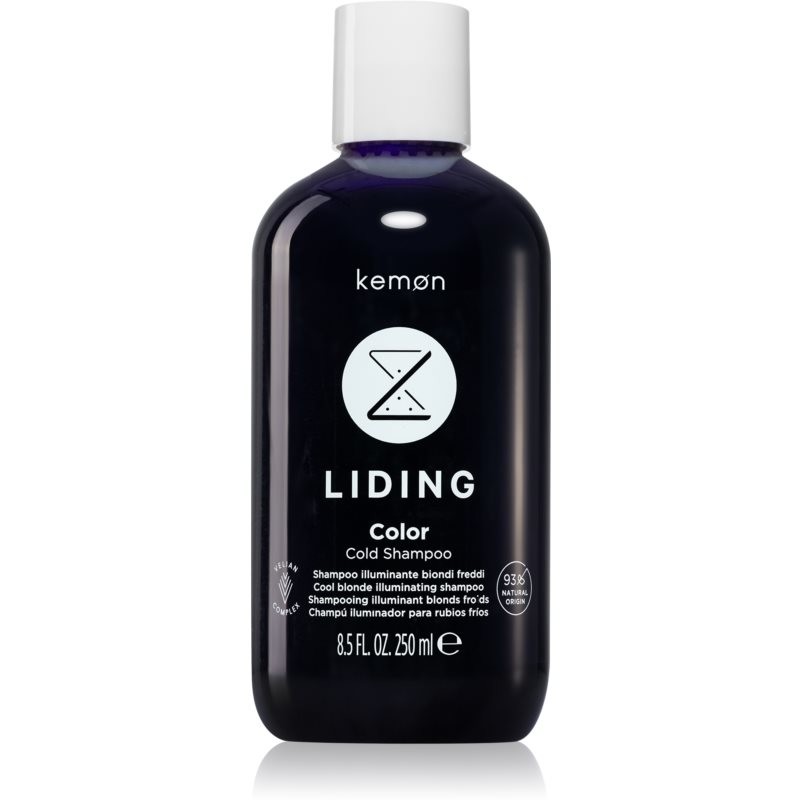 Kemon Liding Color Cold Shampoo Brassy Tones Neutralizing Shampoo 250 ml