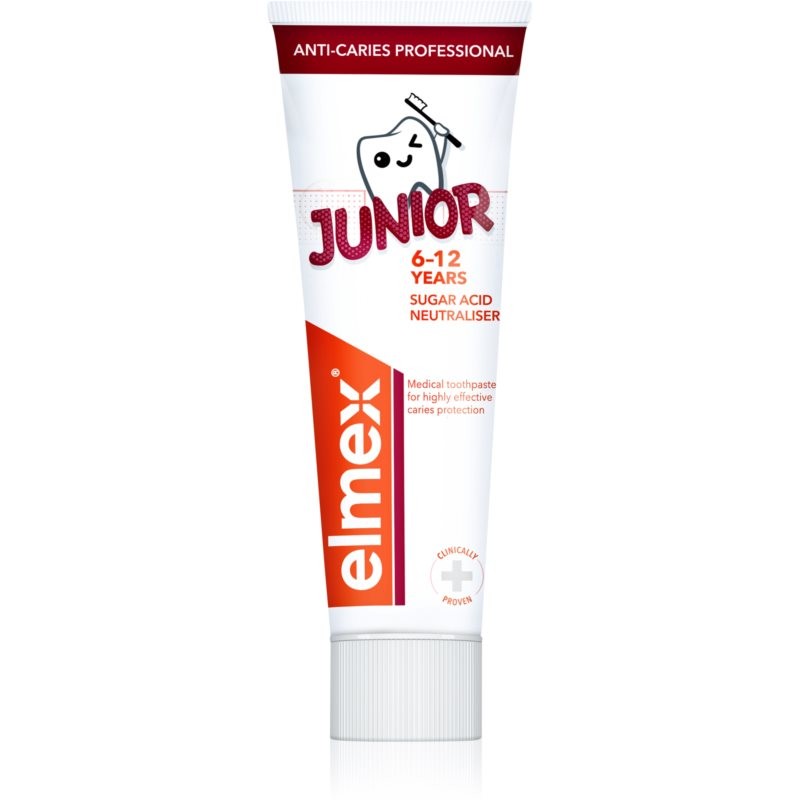 Elmex Junior Caries Protection Toothpaste for Children 6-12 Years 75 ml