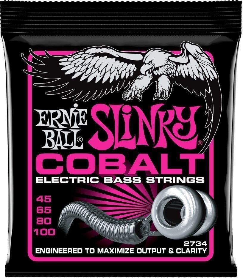 Ernie Ball 2734 Cobalt Super Slinky Bass 45-100