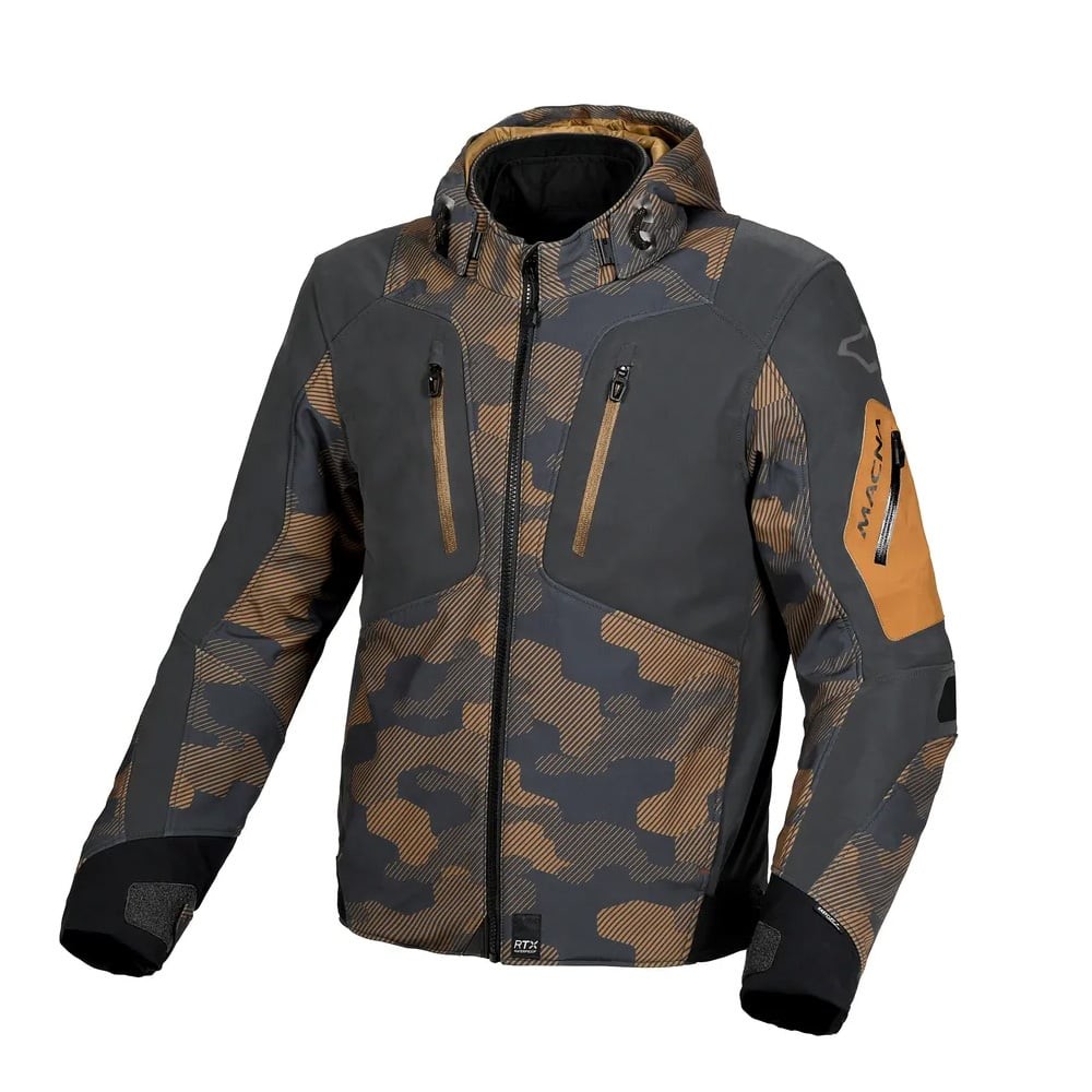 Macna Angle Brown Grey Jackets Textile Waterproof XL