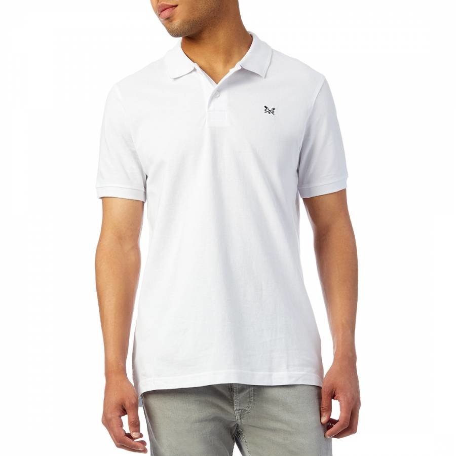 White Cotton Melbury Polo Shirt