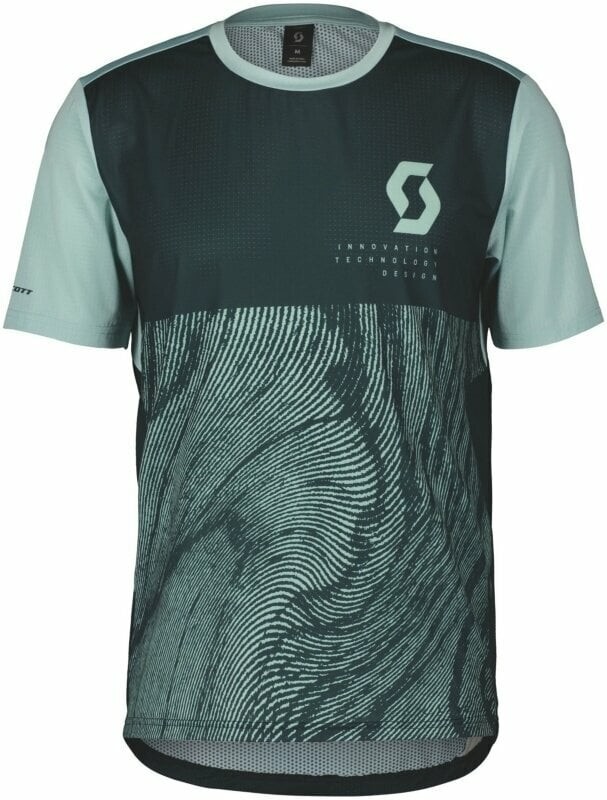 Scott Trail Vertic S/SL Men's Shirt Aruba Green/Mineral Green M