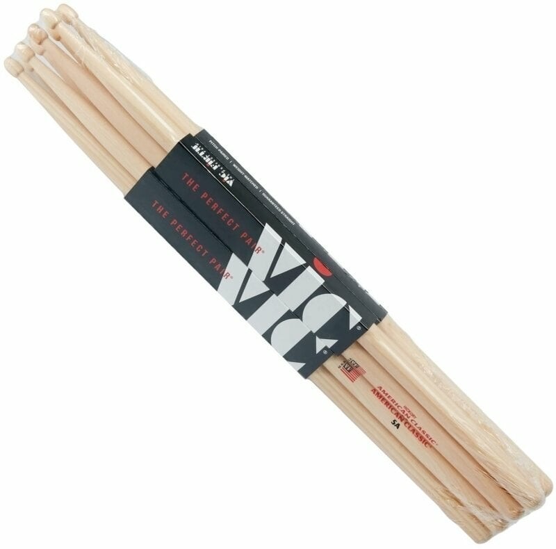 Vic Firth 5A 4 Pack Drumsticks