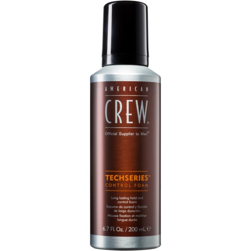 American Crew Techseries Control Foam Styling Foam For Long - Lasting Hold 200 ml