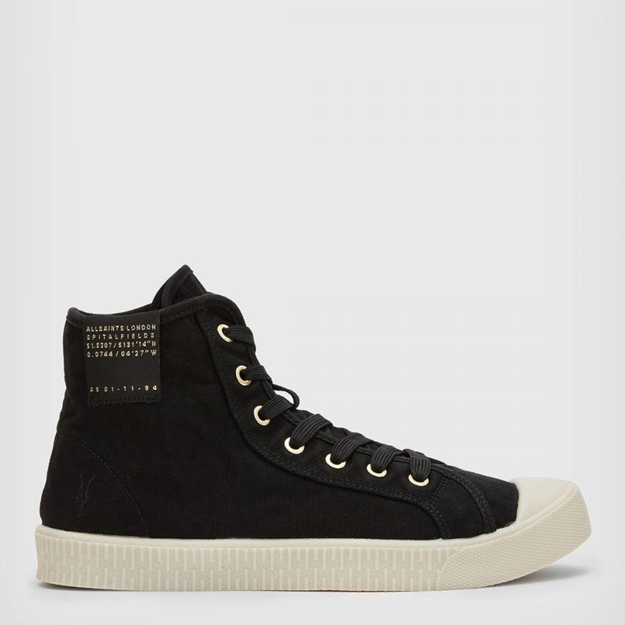 Black Demmy High Top Trainers