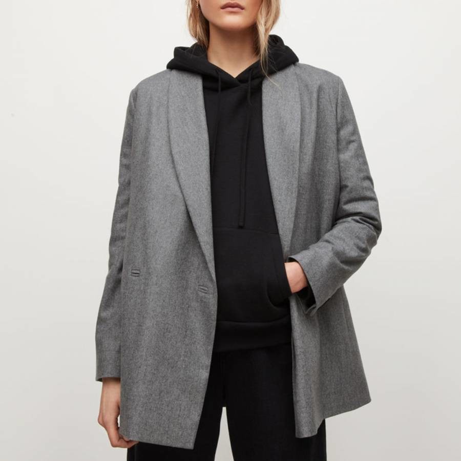 Grey Lalia Cashmere Blend Blazer