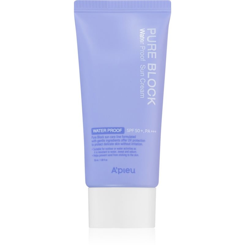 A'pieu Pure Block Waterproof Face Sunscreen SPF 50+ 50 ml