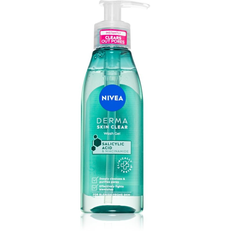 Nivea Derma Skin Clear Gel Facial Cleanser 150 ml