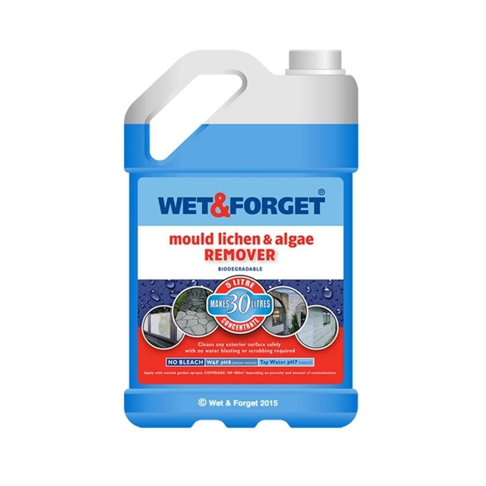 Wet & Forget Mould, Lichen & Algae Remover - 5L