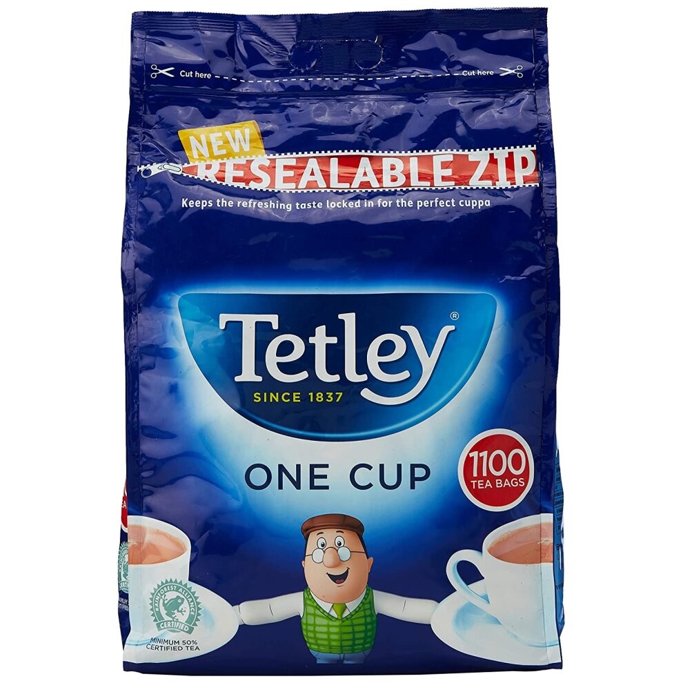Tetley One Cup Tea Bags Catering Pack (Pack of 1100)