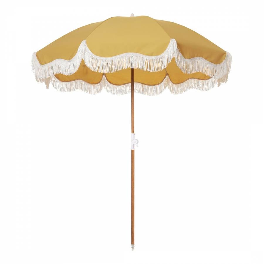 Holiday Beach Umbrella Vintage Gold