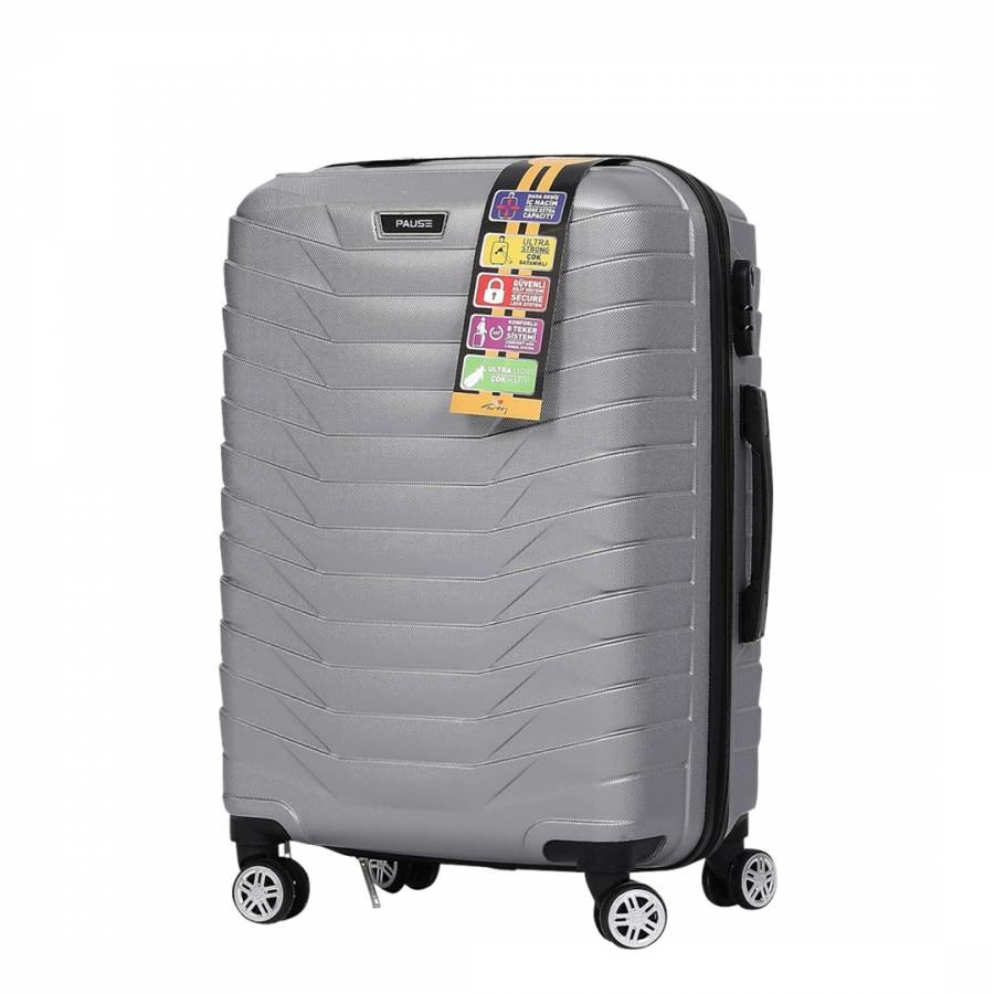 Grey Medium Valiz Suitcase