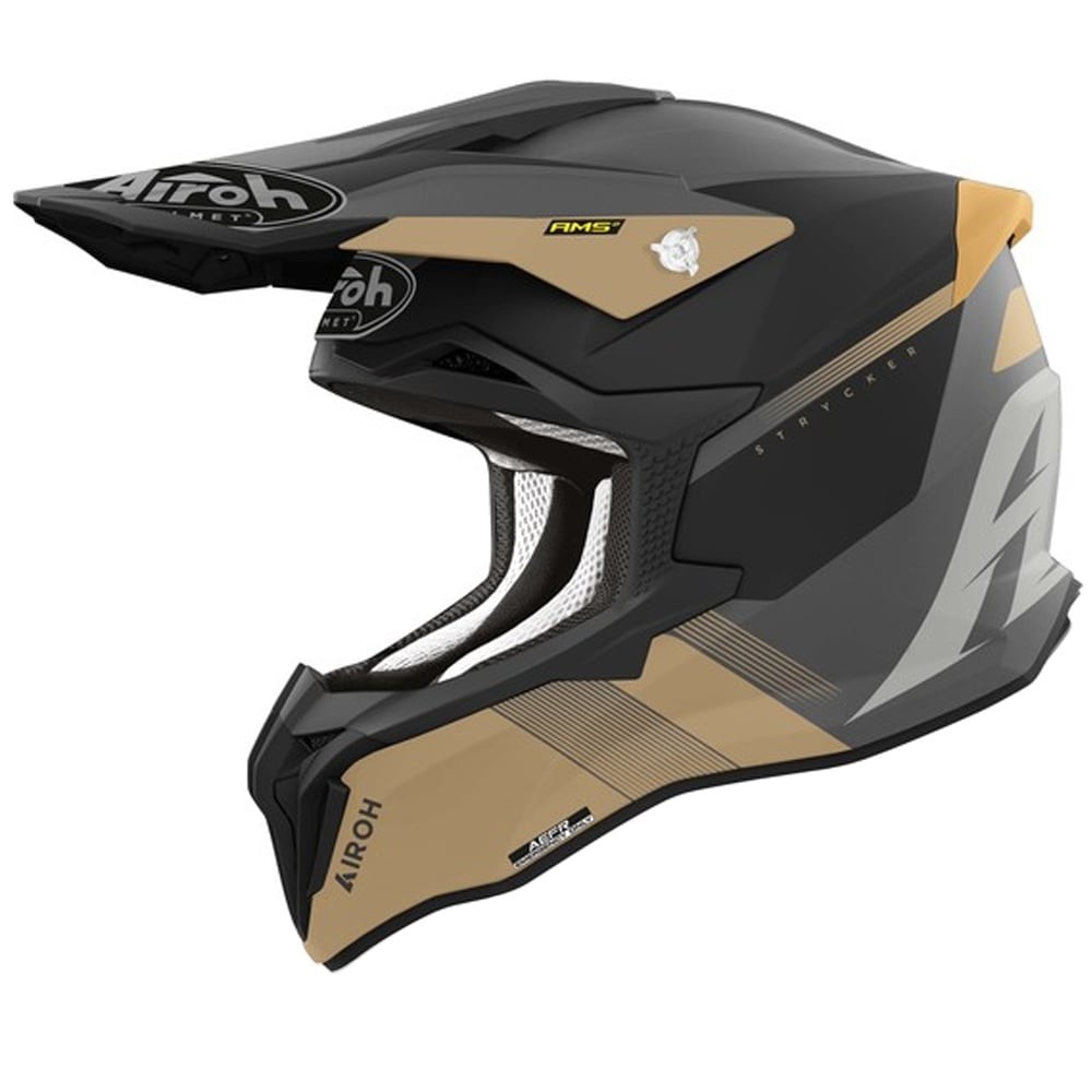 Airoh Strycker Blazer Gold Matt Offroad Helmet XS