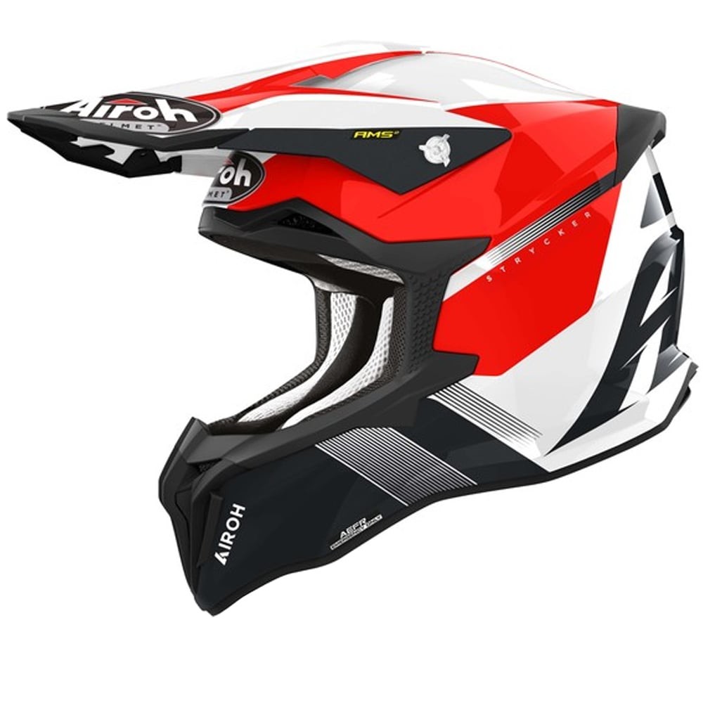 Airoh Strycker Blazer Red Offroad Helmet XS