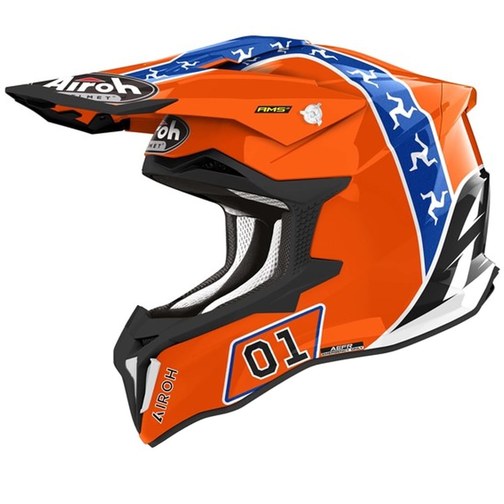 Airoh Strycker Hazzard Gloss Offroad Helmet XS