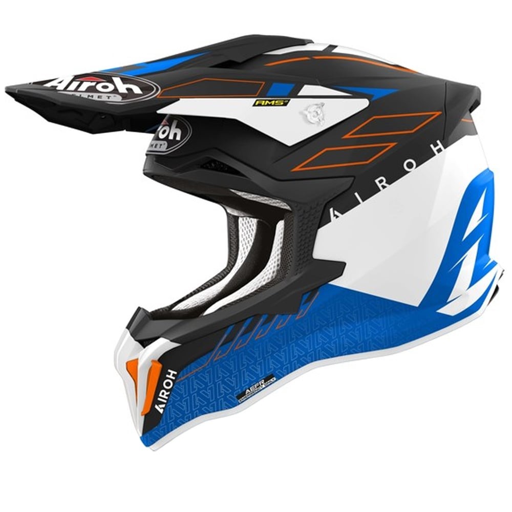 Airoh Strycker Skin Blue Matt Offroad Helmet XS